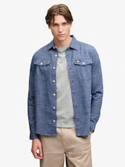 Mėlyna - „Superdry“ „Hellbone“ stiliaus darbo marškinėliai - 3 paveikslėlis iš 5