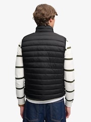 Superdry Black Fuji Lite Padded Gilet - Image 3 of 7