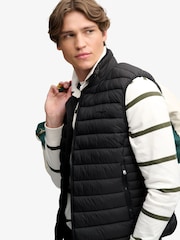 Superdry Black Fuji Lite Padded Gilet - Image 4 of 7