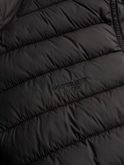 Superdry Black Fuji Lite Padded Gilet - Image 7 of 7