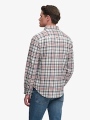 Superdry White/Red Long Sleeve Cotton Lumberjack Shirt - Image 2 of 8