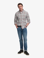 Superdry White/Red Long Sleeve Cotton Lumberjack Shirt - Image 3 of 8