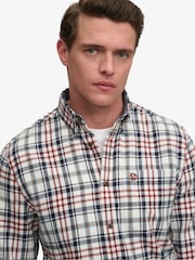 Superdry White/Red Long Sleeve Cotton Lumberjack Shirt - Image 4 of 8
