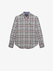 Superdry White/Red Long Sleeve Cotton Lumberjack Shirt - Image 7 of 8