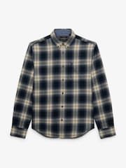 Superdry Blue/Yellow Long Sleeve Cotton Lumberjack Shirt - Image 1 of 1