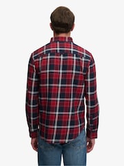 Superdry Red/Blue Long Sleeve Cotton Lumberjack Shirt - Image 2 of 8