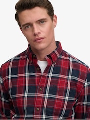 Superdry Red/Blue Long Sleeve Cotton Lumberjack Shirt - Image 3 of 8