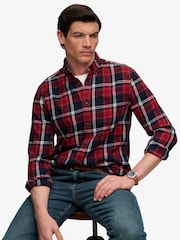 Superdry Red/Blue Long Sleeve Cotton Lumberjack Shirt - Image 6 of 8