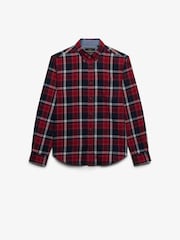 Superdry Red/Blue Long Sleeve Cotton Lumberjack Shirt - Image 7 of 8