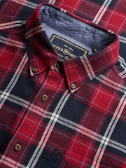 Superdry Red/Blue Long Sleeve Cotton Lumberjack Shirt - Image 8 of 8