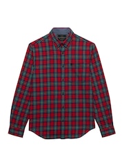 أحمر - قميص قطن بكم طويل Lumberjack من Superdry - صورة 6 من 7