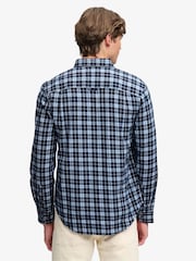 أزرق - قميص قطن بكم طويل Lumberjack من Superdry - صورة 3 من 7