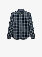 أزرق - قميص قطن بكم طويل Lumberjack من Superdry - صورة 6 من 7