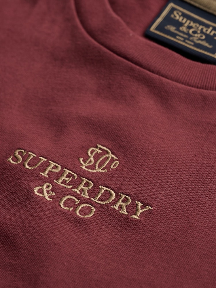 Rojo - Camiseta con micrologotipo de Superdry - Imagen 7 de 7