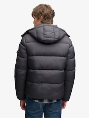 Superdry Grey Premium Ripstop Puffer Jacket - Image 3 of 7