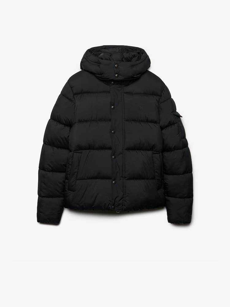 Superdry Black Premium Ripstop Puffer Jacket - Image 7 of 7