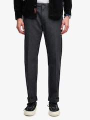 Tumši pelēks - Superdry Premium Textured Regular chino bikses - Attēls 1 no 6