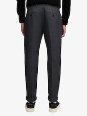 Tumši pelēks - Superdry Premium Textured Regular chino bikses - Attēls 2 no 6