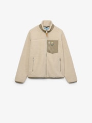Superdry Cream Mountain Full Zip Fleece - Image 1 of 2