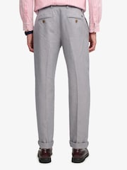 Superdry Grey Premium Textured Regular Chinos - Image 2 of 6