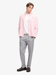 Superdry Grey Premium Textured Regular Chinos - Image 3 of 6