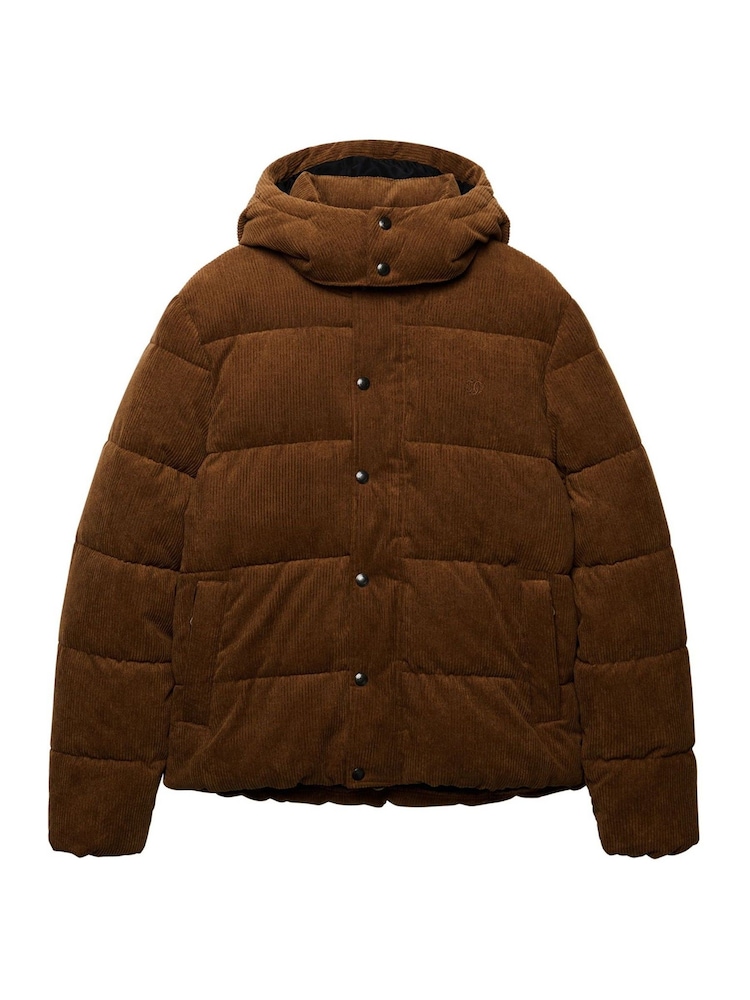 Brūna krāsa - Superdry Premium kapuces auklas dīvā jaka - Attēls 1 no 3