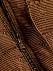 Brūna krāsa - Superdry Premium kapuces auklas dīvā jaka - Attēls 3 no 3