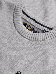 Superdry Grey Cotton Jumper - Image 7 of 7