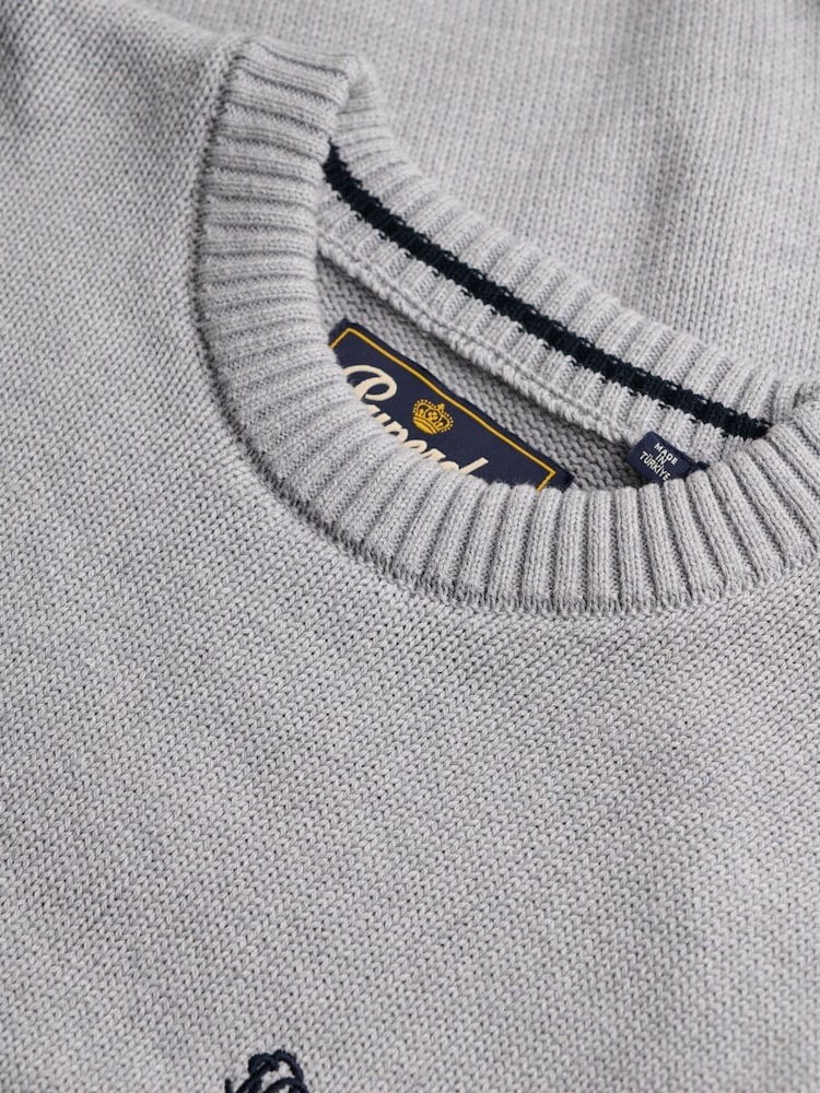 Superdry Grey Cotton Jumper - Image 7 of 7 Superdry Grey Cotton Jumper - Image 7 of 7