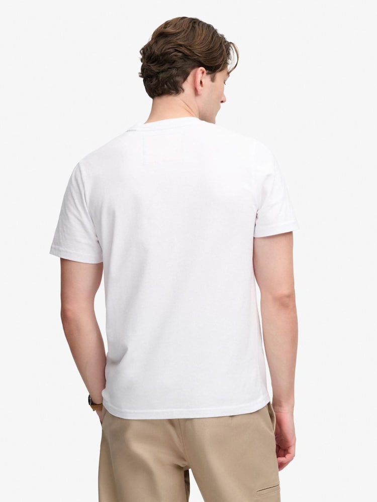 ホワイト - Superdry Sd&co ネオン リラックス Tシャツ - 画像 2 / 5