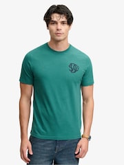 Superdry Green Logo Relaxed T-Shirt - Image 1 of 7