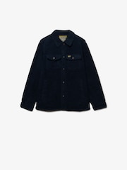 Blå - Superdry Retro Fleece Overshirt - Bilde 1 av 2