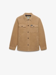 Brun - Superdry Retro Fleece Overshirt - Bilde 6 av 8