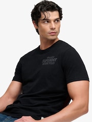 Svart - Superdry Vintage Biker T-shirt - Bild 5 av 7