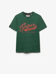 Superdry Green Vintage Script T-Shirt - Image 6 of 7