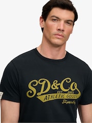 Superdry Black Vintage Script T-Shirt - Image 3 of 7