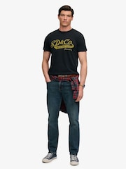 Superdry Black Vintage Script T-Shirt - Image 4 of 7