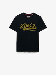 Superdry Black Vintage Script T-Shirt - Image 6 of 7