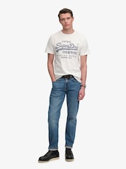 Superdry Cream Vl Classic T-Shirt - Image 3 of 7