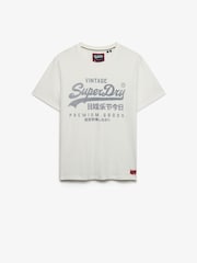 Superdry Cream Vl Classic T-Shirt - Image 6 of 7