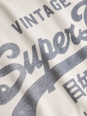 Superdry Cream Vl Classic T-Shirt - Image 7 of 7