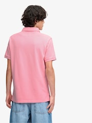Superdry Light Pink Vintage Destroy Polo Shirt - Image 3 of 7