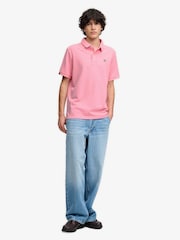 Superdry Light Pink Vintage Destroy Polo Shirt - Image 5 of 7