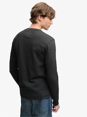 أسود - رداء علوي بكم قصير من Superdry - صورة 4 من 8