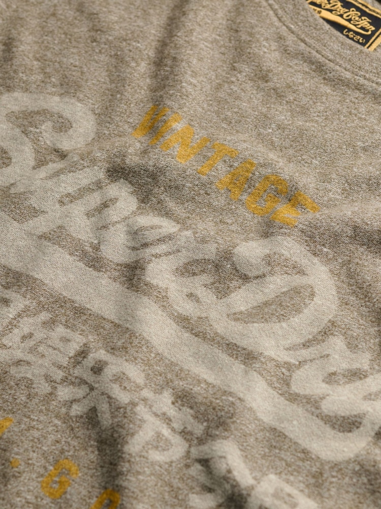 Superdry Green Vl Heritage Relaxed T-Shirt - Image 2 of 2 Superdry Green Vl Heritage Relaxed T-Shirt - Image 2 of 2