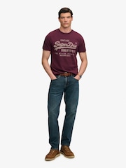 Superdry Red Vl Classic T-Shirt - Image 5 of 8