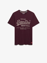 Superdry Red Vl Classic T-Shirt - Image 6 of 8