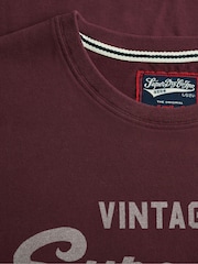 Superdry Red Vl Classic T-Shirt - Image 7 of 8