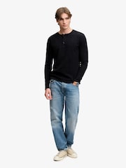 أزرق - رداء علوي بكم قصير من Superdry - صورة 3 من 6