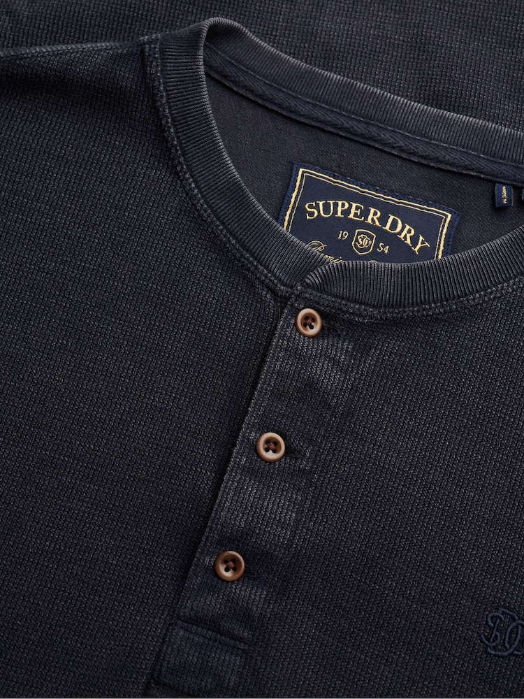 أزرق - رداء علوي بكم قصير من Superdry - صورة 6 من 6